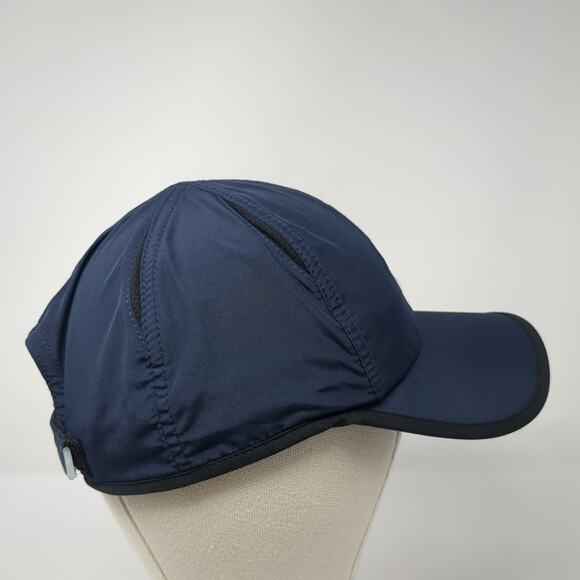 Nike Fit Strapback Baseball Cap Blue One Size Mesh Vents Embroidered Outdoor - Picture 5 of 8